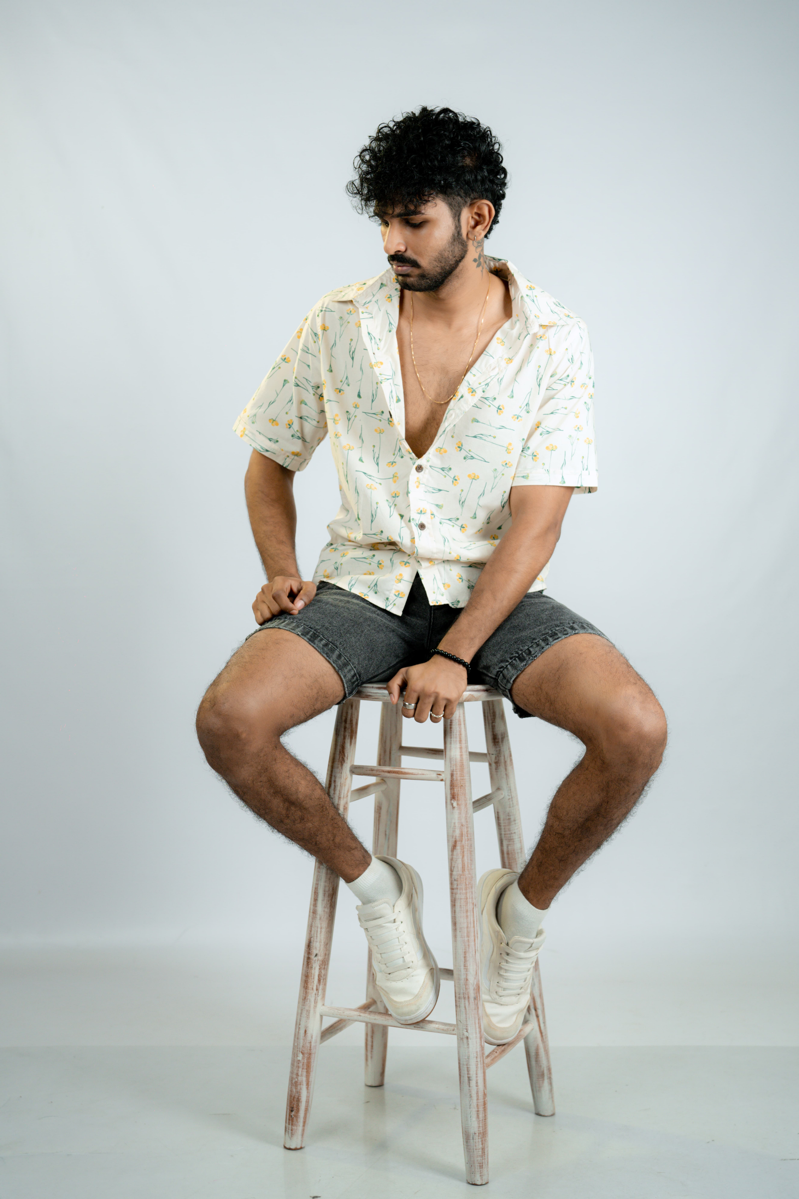 Wild flower printed unisex shirt Wild flower printed unisex shirt